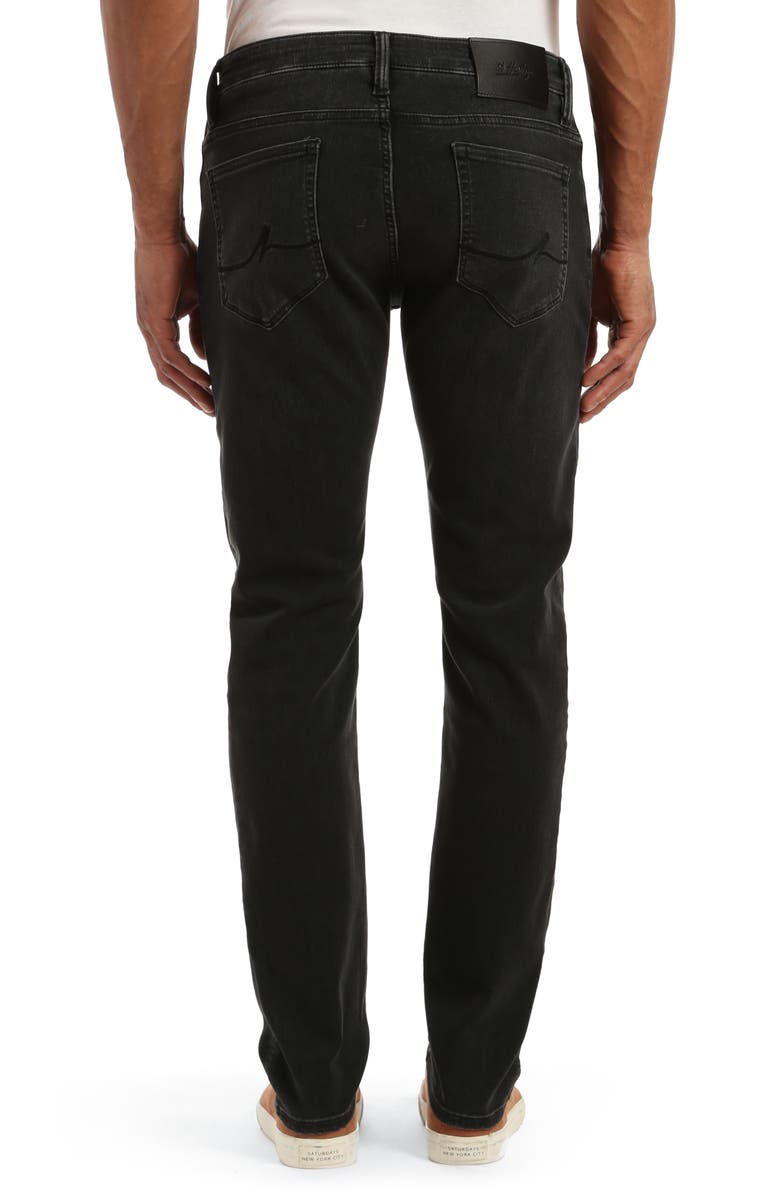 34 Heritage Courage Straight Leg Stretch Jeans, Alternate, color, Dark Smoke Refined