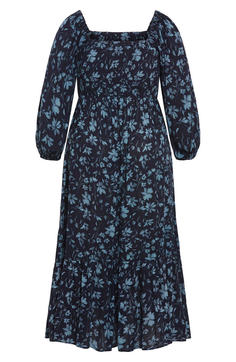 City Chic Mckenzie Floral Long Sleeve Maxi Dress, Alternate, color, Floral