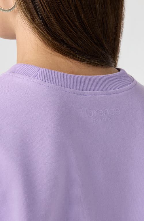 Florence By Mills Sporty Terry Crew Sweatshirt