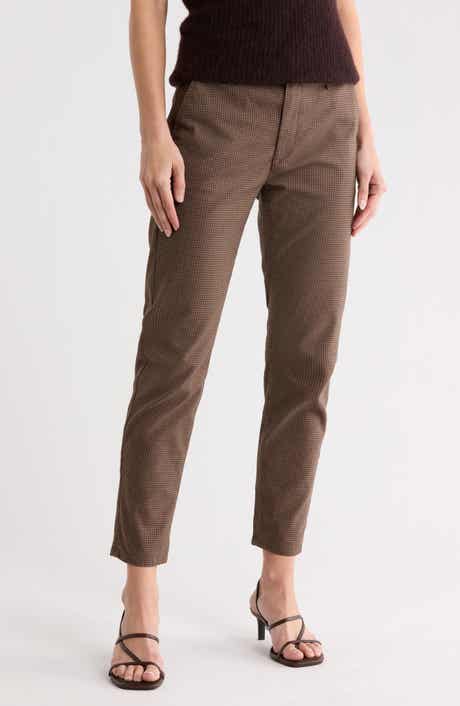 Caden Gingham Tapered Casual Pants