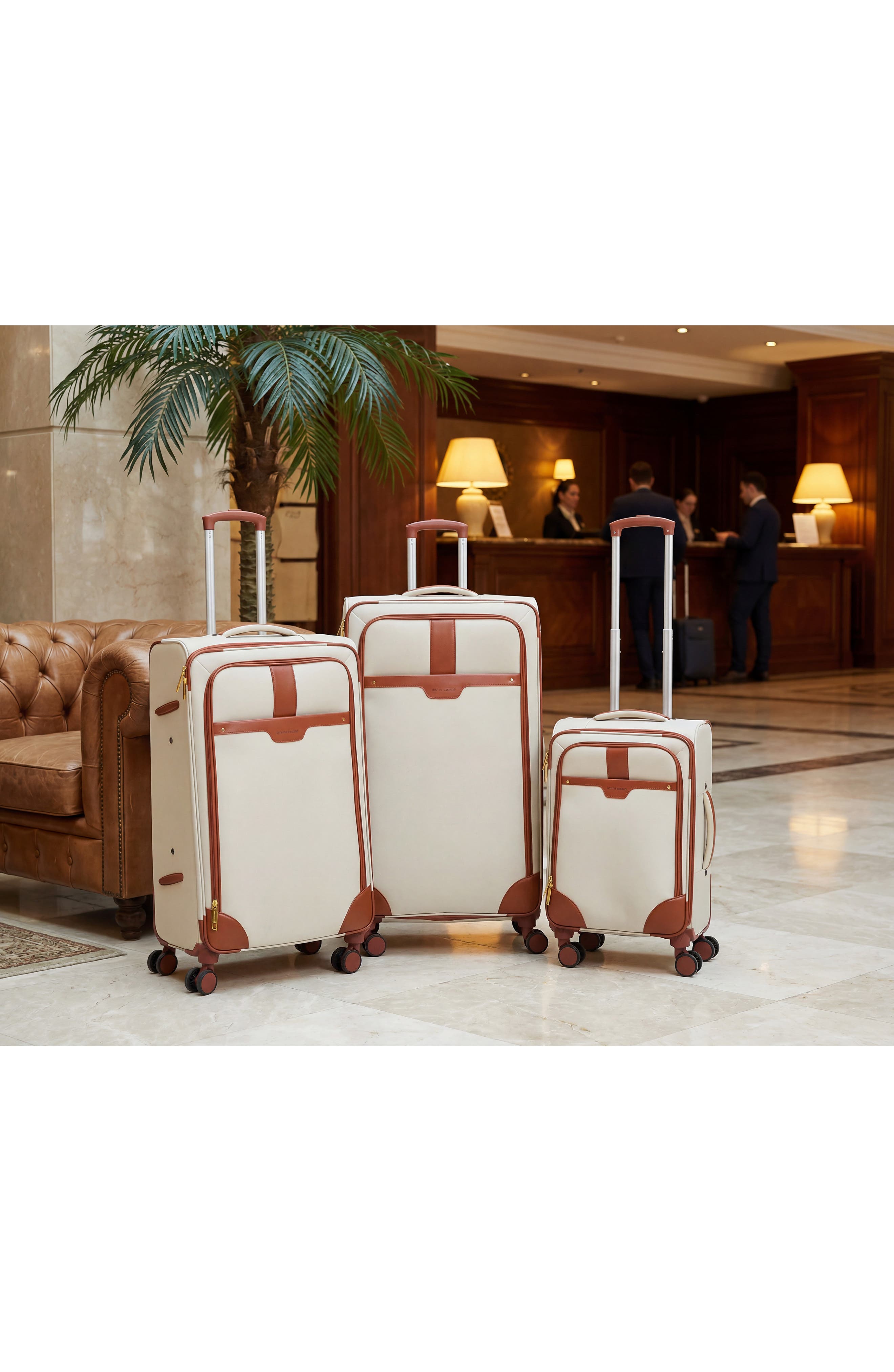 Lucky Brand Mason 3-Piece Luggage Set, Alternate, color, Khaki