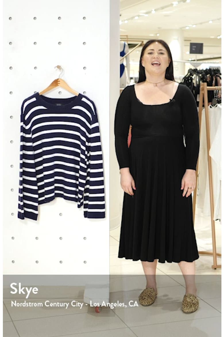 x Atlantic-Pacific Stripe Oversize Sweater video