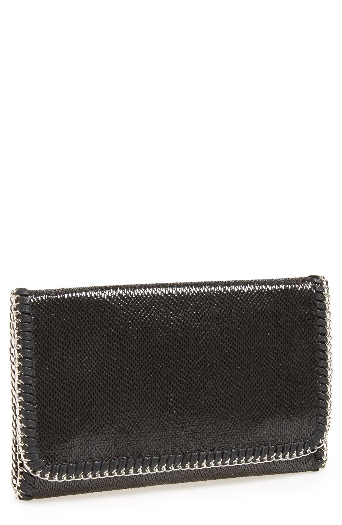 Phase 3 'Lizard Chain' Foldover Clutch, Main, color, 