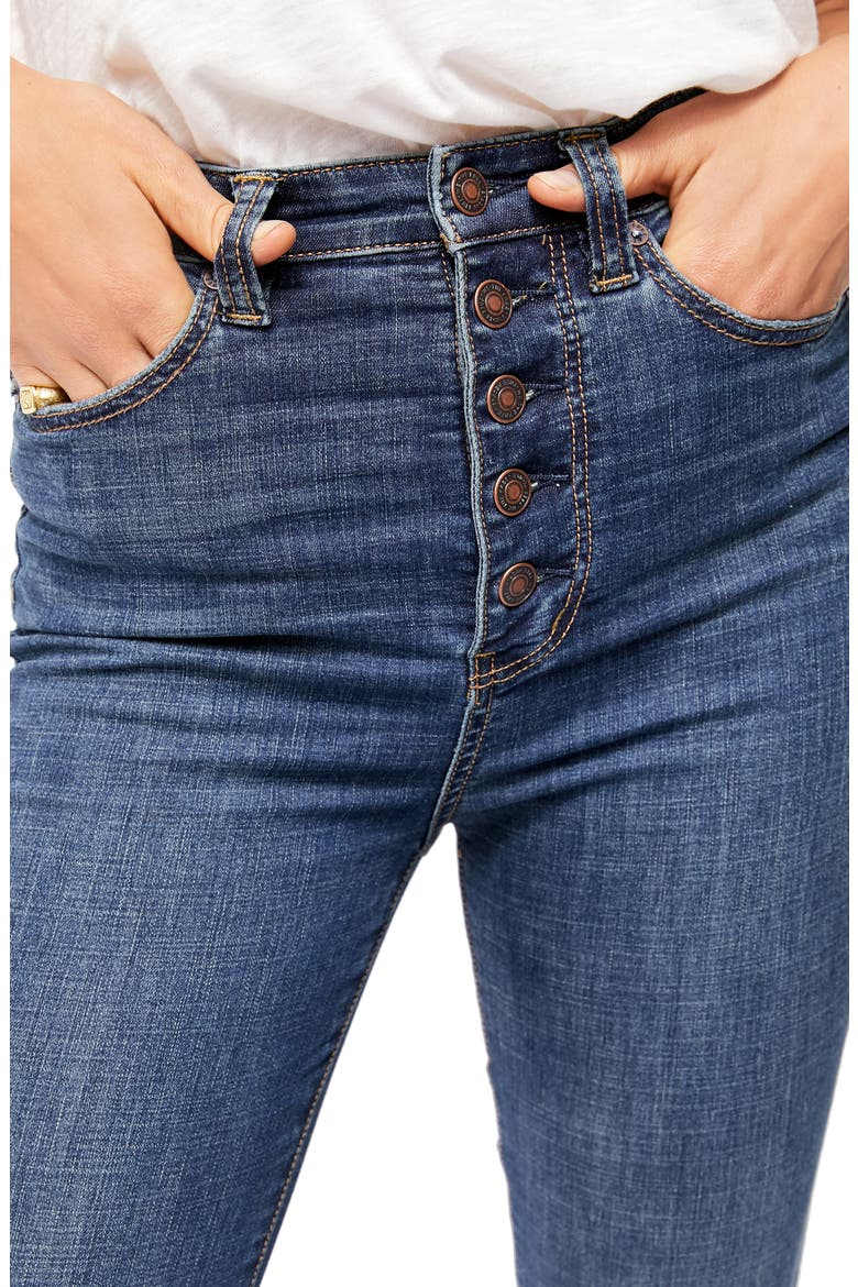 Irreplaceable Flare Jeans, Alternate, color, BLUE