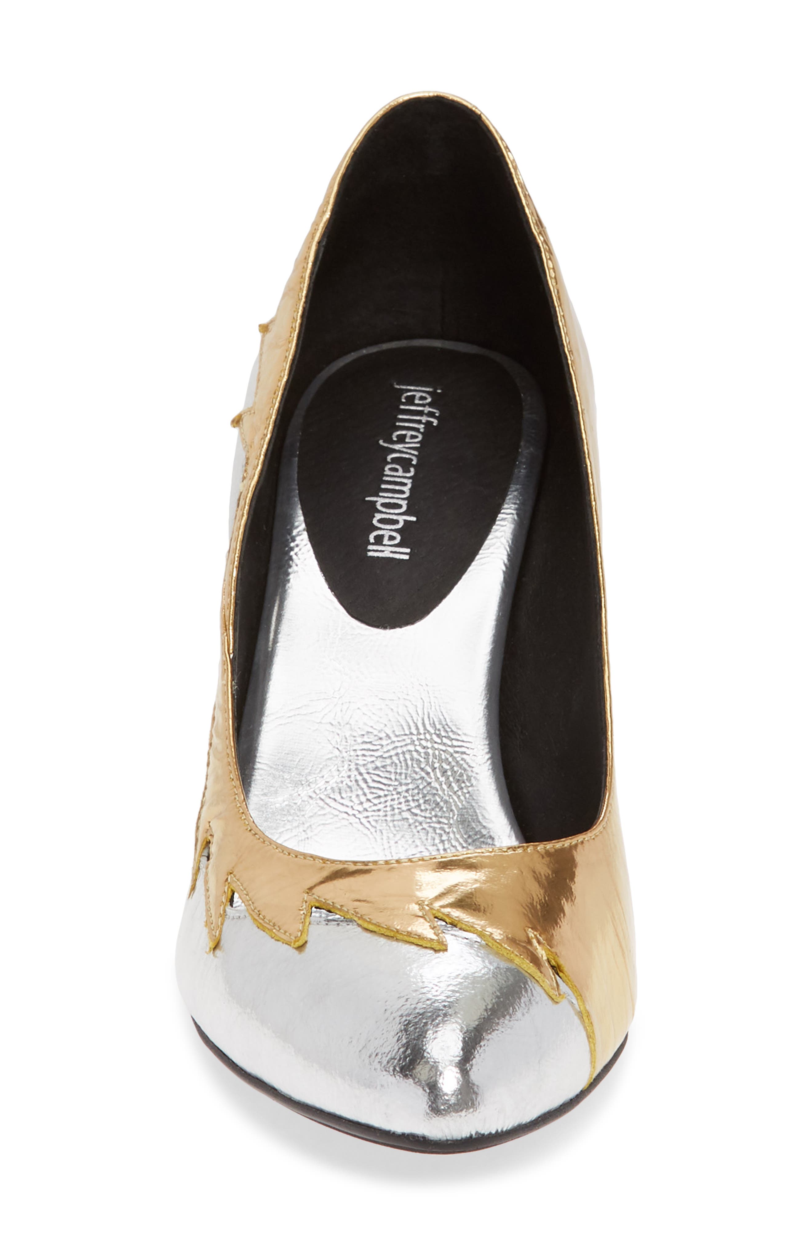 Jeffrey Campbell Cyndi Metallic Pump, Alternate, color, 