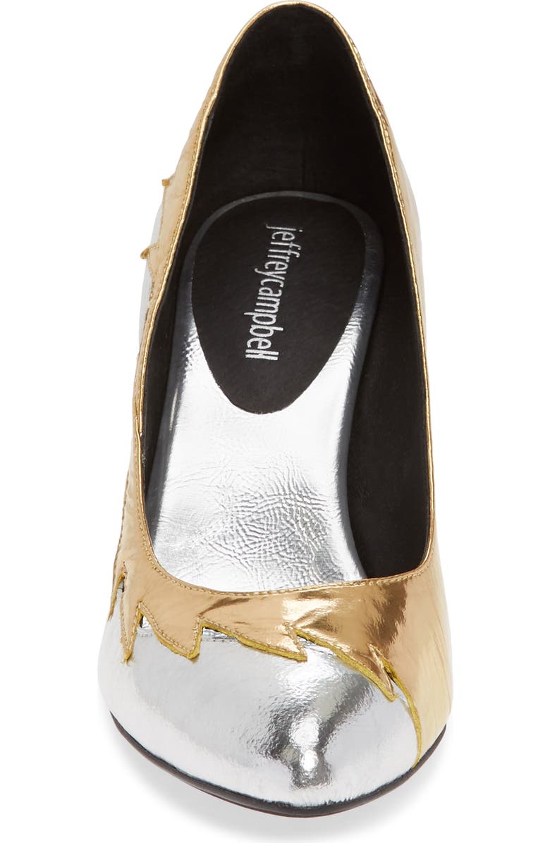 Jeffrey Campbell Cyndi Metallic Pump, Alternate, color,