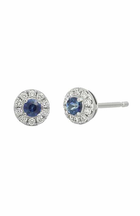 Bony Levy El Mar Diamond & Sapphire Stud Earrings