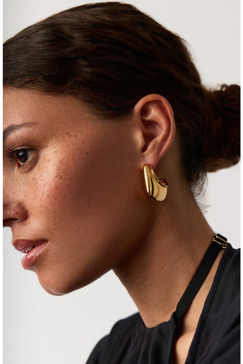 Volume Hoop Earrings, Alternate, color, GOLD