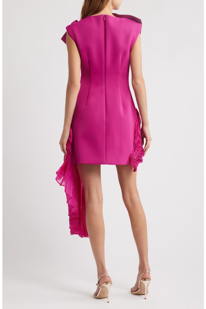 acler wigbeth mini dress The 'Wigbeth Mini Dress' in Electric Plumwhere structure meets statement. Dramatic front pleating and a sculpted silhouette make it the perfect statement mini for event season. Also available in Black.