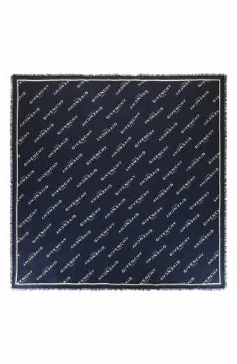Logo Shadow Wool & Silk Scarf