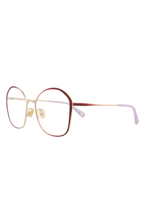 Chloé 57mm Square Optical Glasses