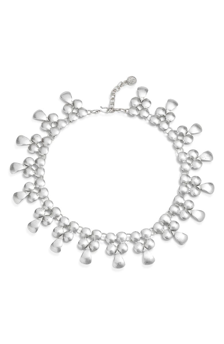 Child of Wild Alara Statement Collar Necklace, Main, color, Silver