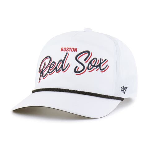 Men's '47  White Boston Red Sox Brrr Fairway Hitch Adjustable Hat