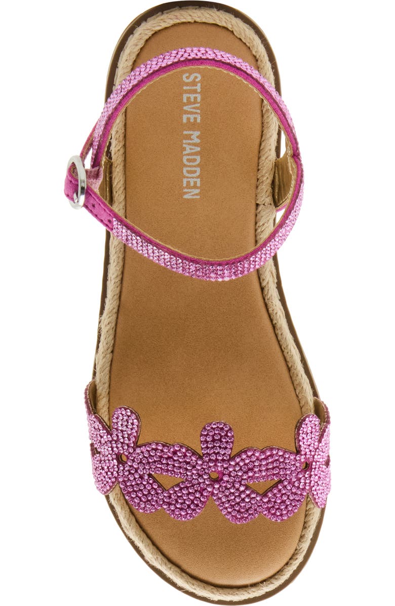Steve Madden Kids' Astorr Rhinestone Flat Sandal, Alternate, color,