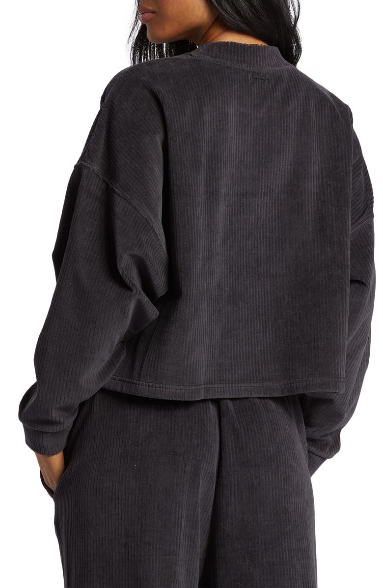 Billabong Sweet Sun Ribbed Velour Sweatshirt, Alternate, color, 