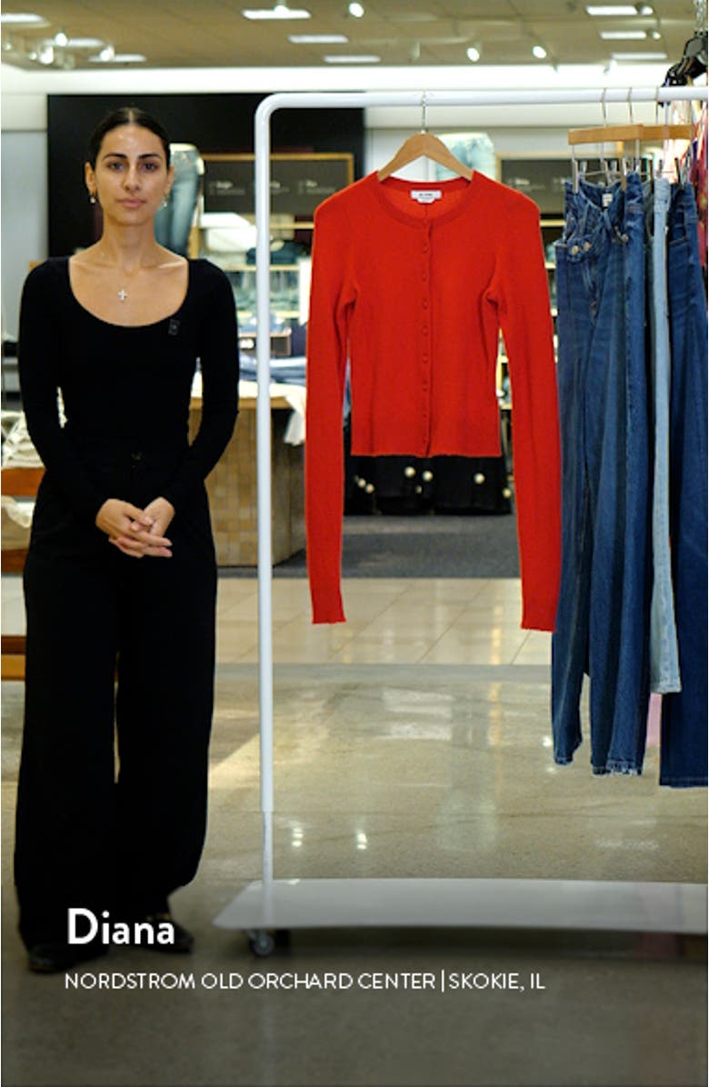 Cashmere Crewneck Cardigan, sales video thumbnail