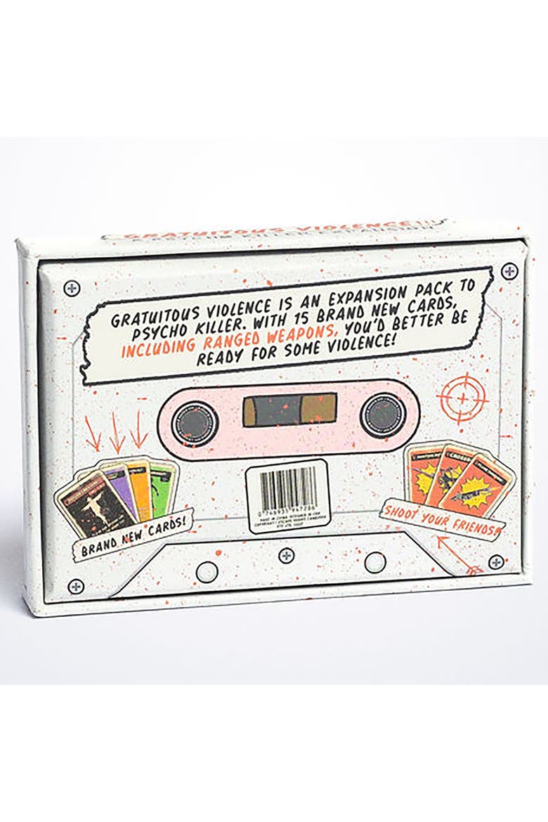 Gratuitous Violence Adult Horror Card Game, Alternate, color, Multicolored