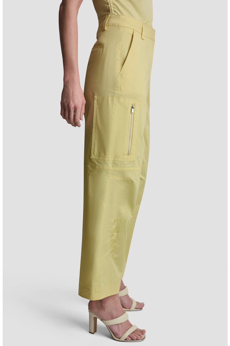 Stretch Cotton Poplin Cargo Pants, Alternate, color, BUTTERCREAM