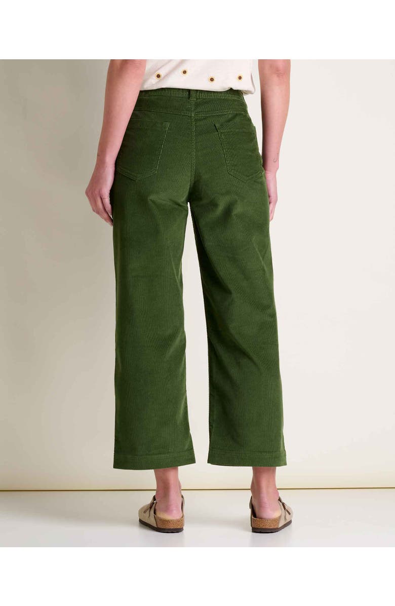 Toad & Co Coaster Cord Wide Leg Pant, Alternate, color, Epidote