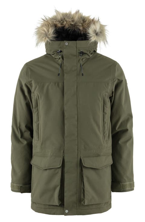 Nuuk Lite Waterproof Parka With Faux Fur Trim