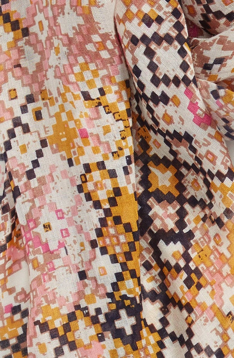 Sole Society Retro Print Scarf, Alternate, color,