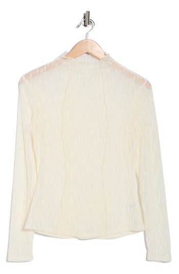 Astr The Label Colleen Lace Top In White