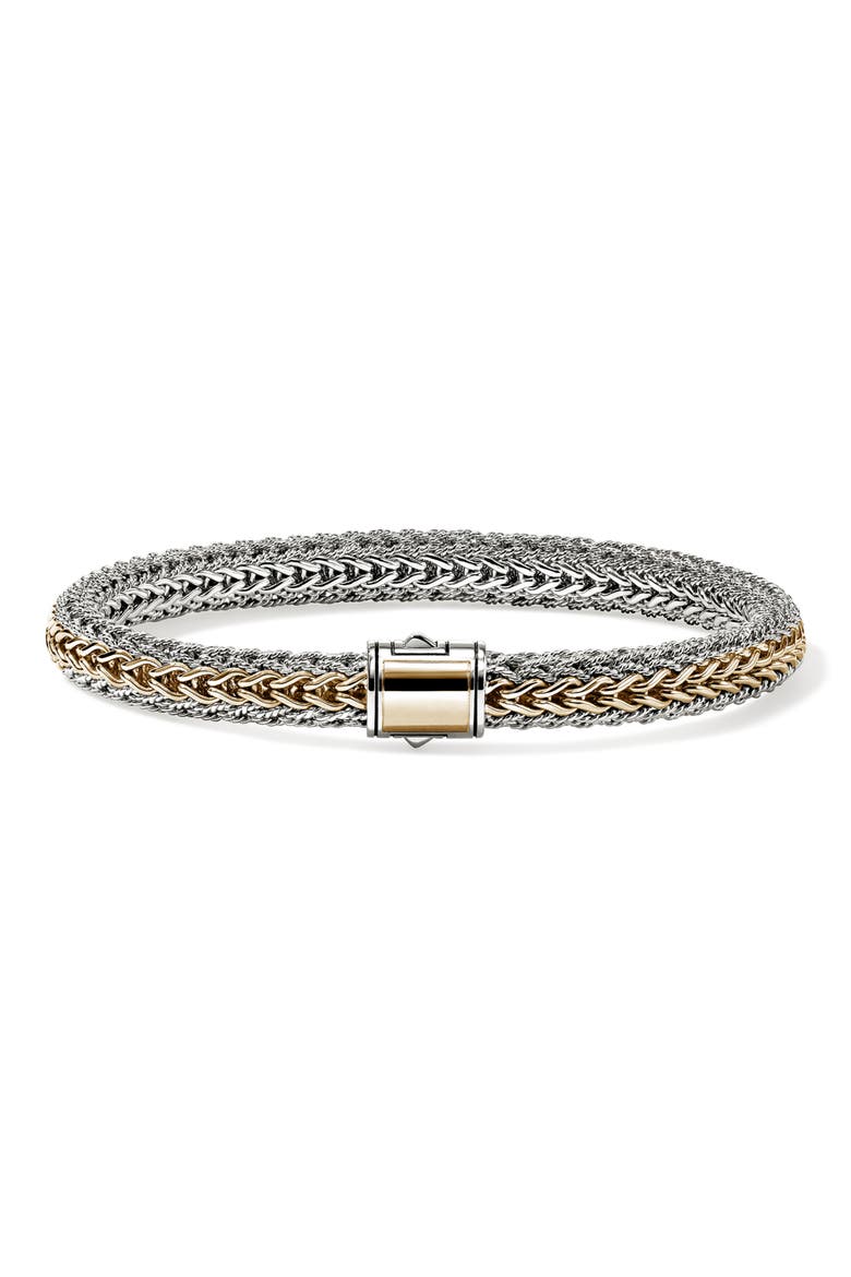 Icon Reversible Bracelet, 6.5mm, Main, color, SILVER AND GOLD