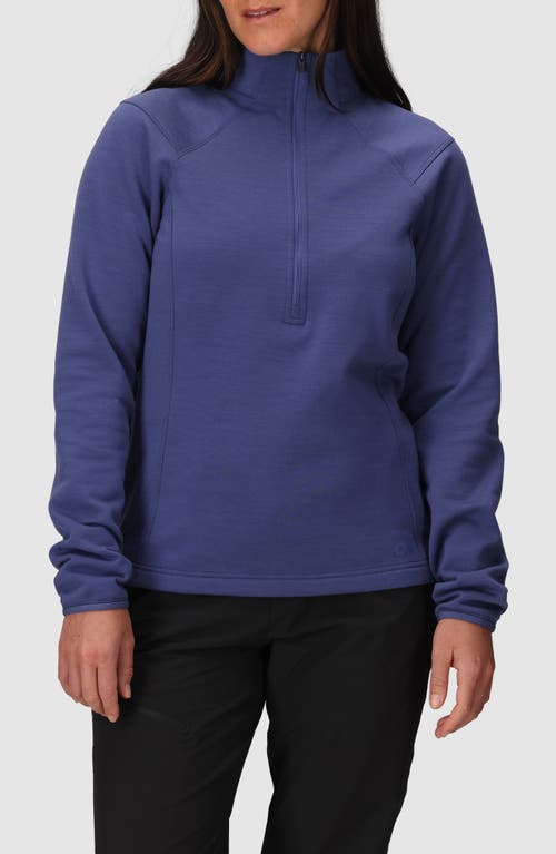 Outdoor Research Crescent Fleece Half Zip Pullover In Blue