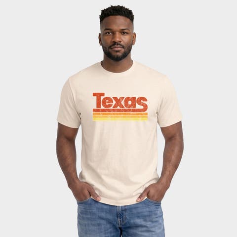 Texas Retro Stripes Garment Dyed T-Shirt
