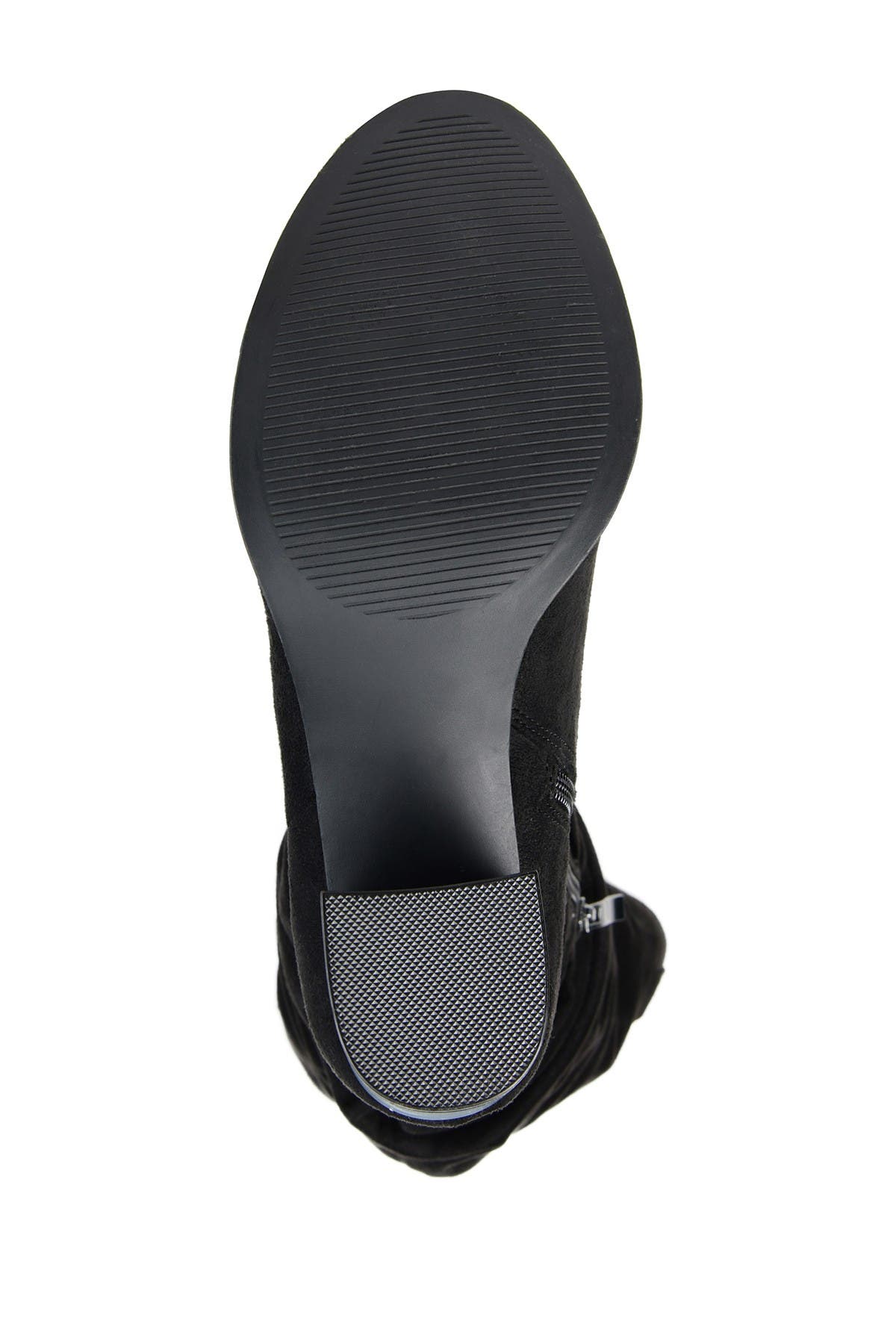 Journee Collection JOURNEE Aneil Ruched Tall Boot, Alternate, color, Black