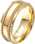 VAN HEUSEN Men's Twisted Band Ring