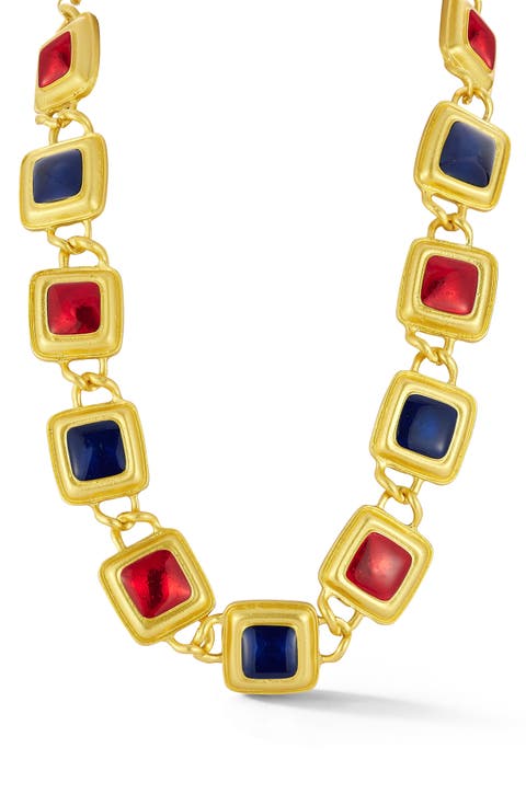 Square Link Necklace