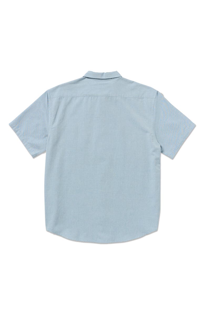 Billabong All Day Short Sleeve Button-Down Shirt, Alternate, color, Powder Blue