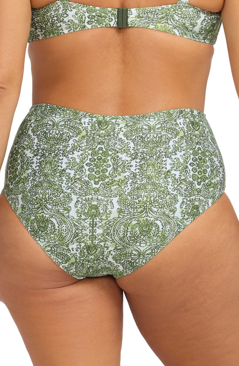 Artesands Mudlahara Mondrian High Waist Reversible Bikini Bottoms, Alternate, color, 