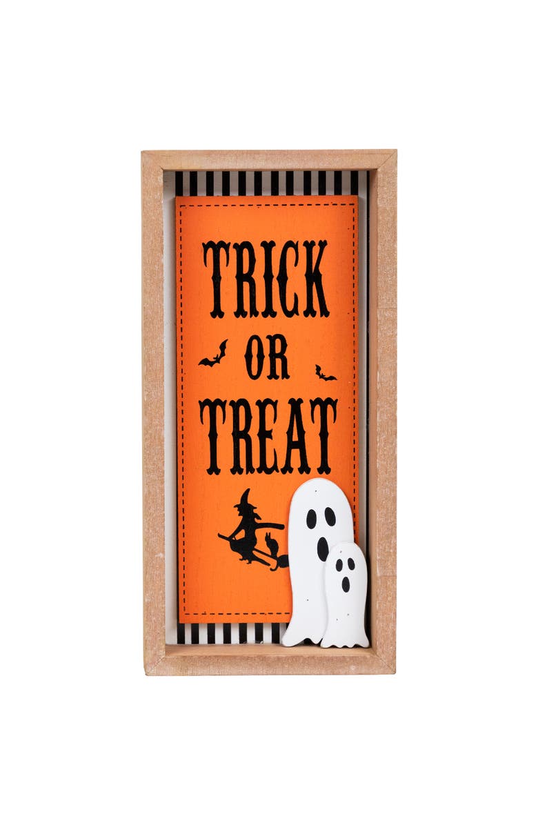 Northlight Happy Halloween Wooden Shadow Box Signs - 12" - Set of 2, Alternate, color, 