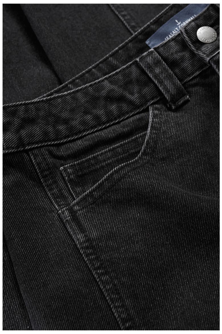 Gwenver Tapered Ankle Jeans, Alternate, color, WASHED BLACK