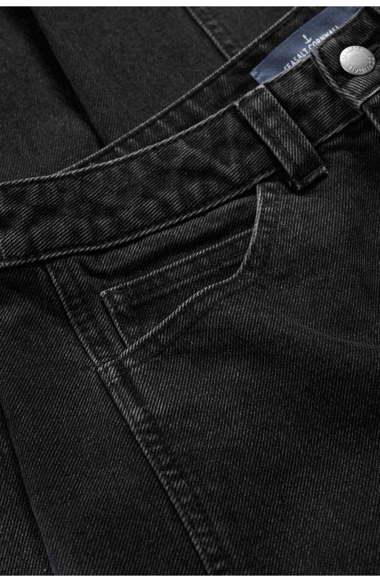 Seasalt Cornwall Gwenver Tapered Ankle Jeans, Alternate, color, Washed Black