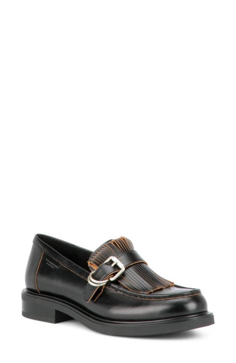 Freya Fringe Leather Loafer