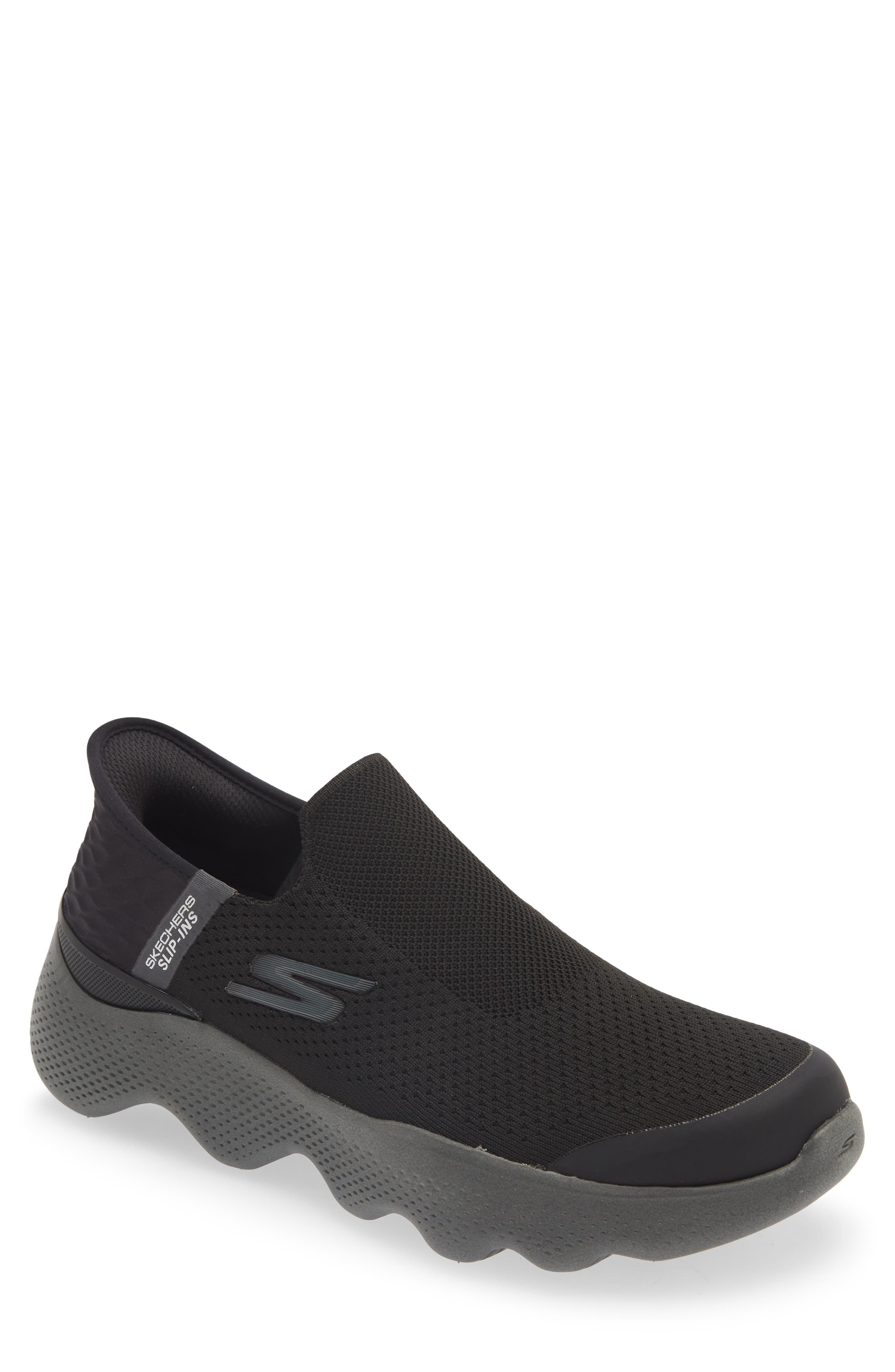 SKECHERS Go Walk Massage Fit Slip-On Shoe, Main, color, 