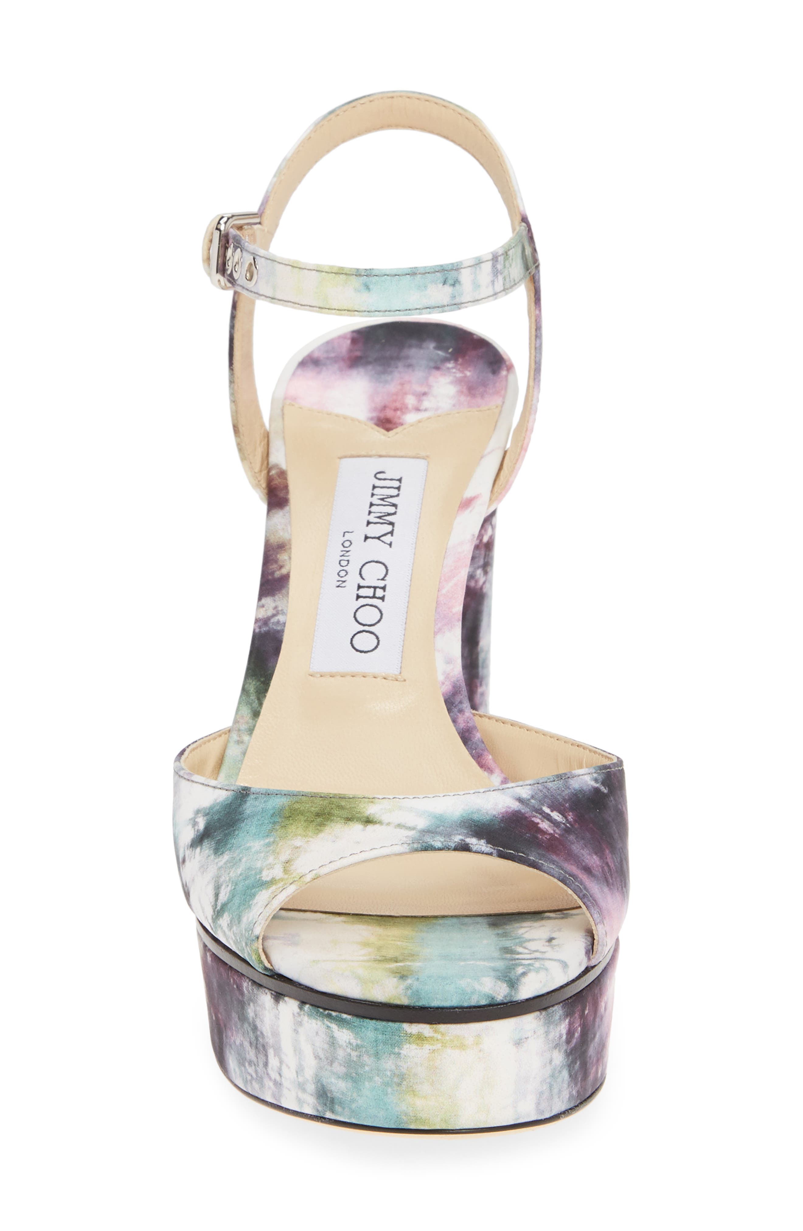 Jimmy Choo Peachy Tie Dye Platform Sandal, Alternate, color, 