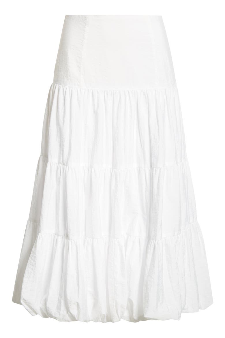 Pyper Tiered Bubble Skirt, Alternate, color, WHITE