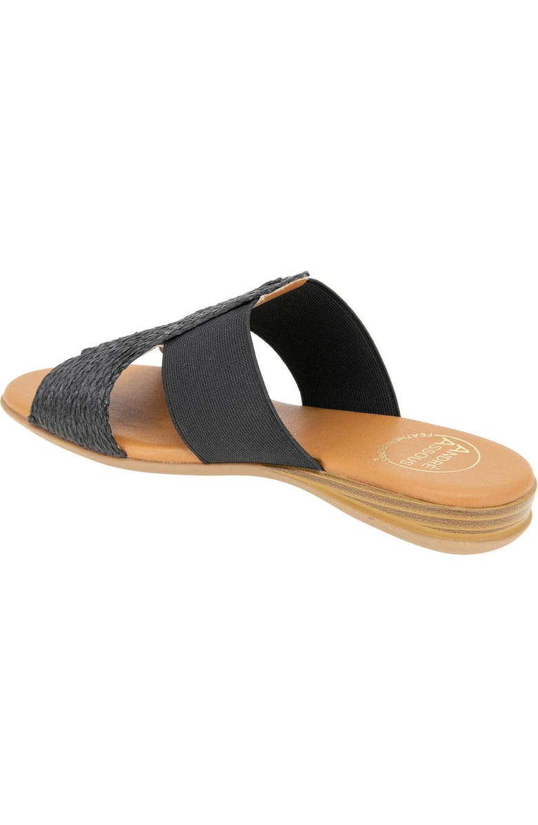 André Assous Norah Slide Sandal, Alternate, color, Black