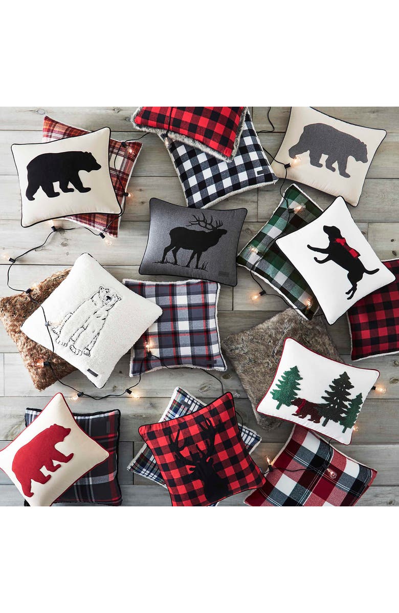 Eddie Bauer Cabin Plaid Print Throw Pillow, Alternate, color, 