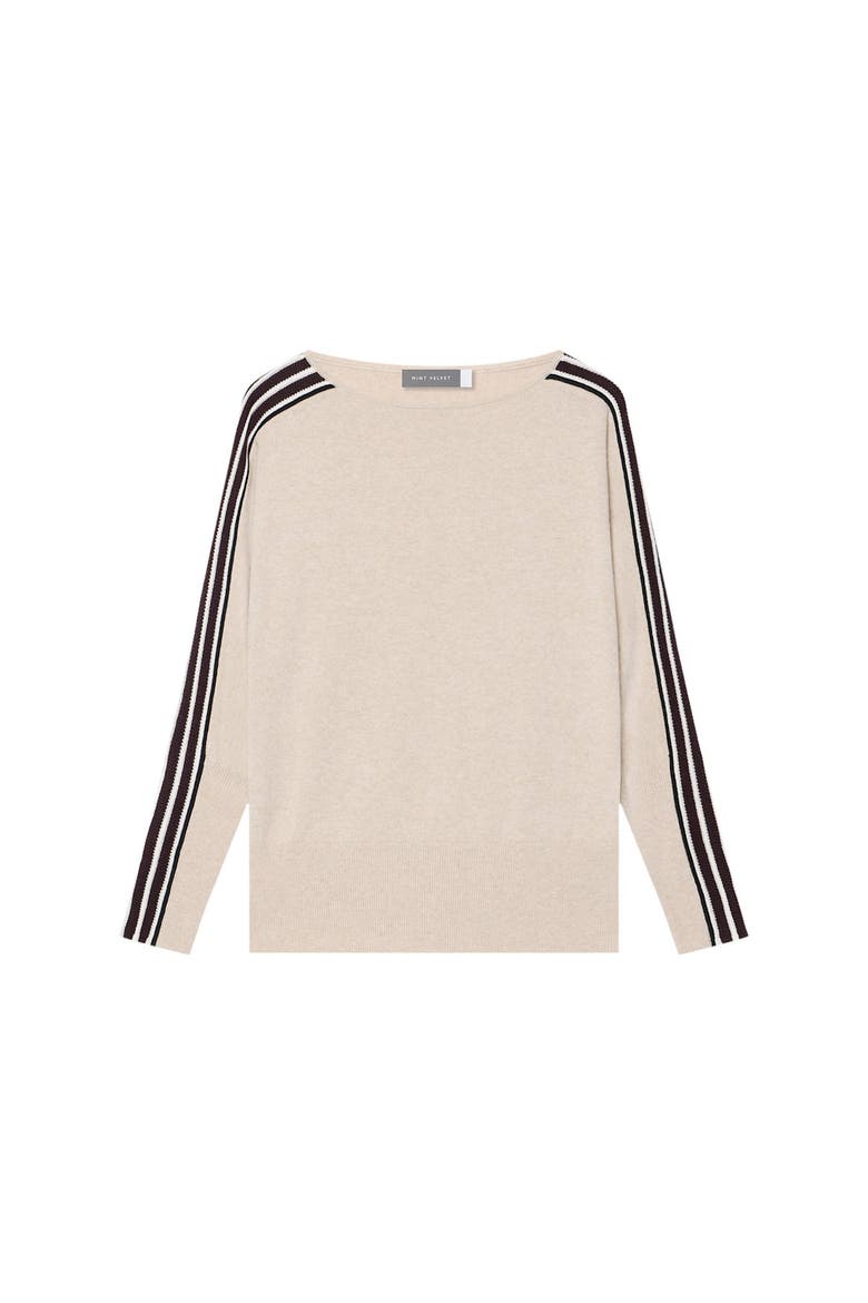 Cotton Blend Batwing Jumper, Alternate, color, Neutral