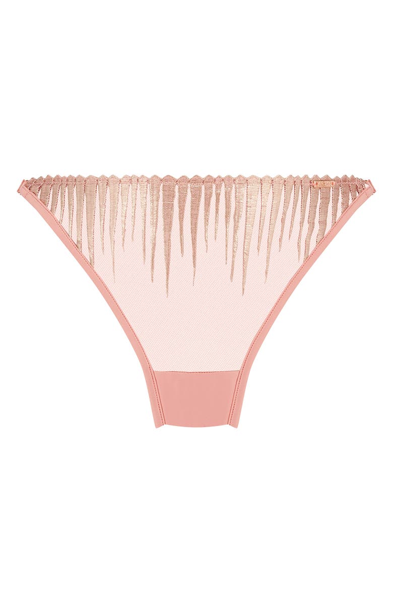 Hunkemöller Alice Embroidered Thong, Alternate, color, Rosette