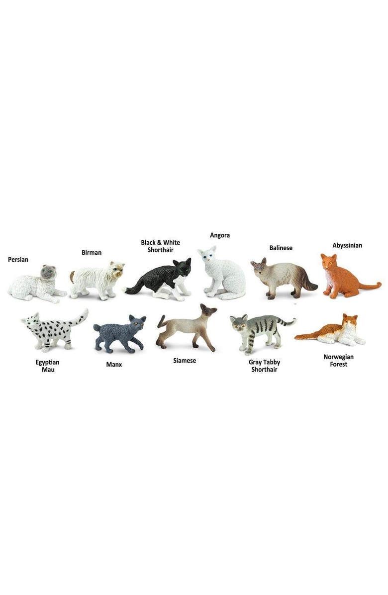 Safari Ltd. Domestic Cats Toy, Alternate, color, NO COLOR