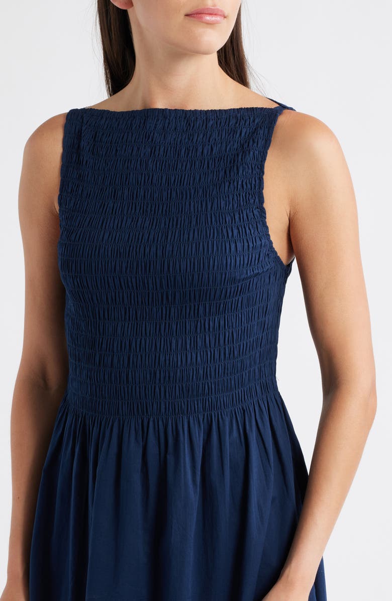 & Other Stories Smocked Cotton Maxi Sundress, Alternate, color,