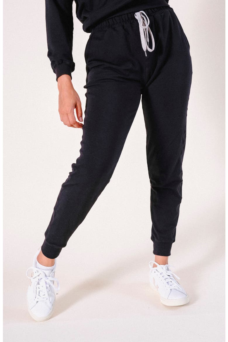 Plus Agnes Modal Jogger Pant, Main, color, Black Ink