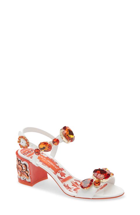 Keira Majolica Jeweled Sandal (Women)