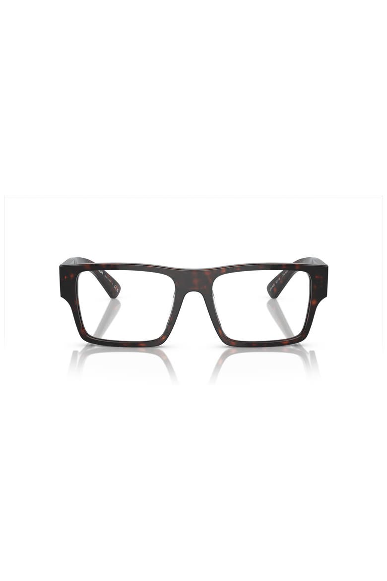 54mm Rectangle optical glasses, Alternate, color, Tortoise
